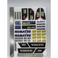 Decal For 1/14 A40G,WA470,CAT 980L Decal For 1/14 A40G,WA470,CAT 980L