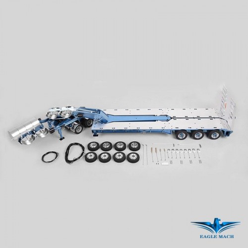 Swing-wing 3x8 Widening Semi Trailer And 2x8 Widening Dolly