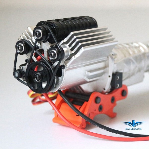 Gearbox with 1:10 gear ratio for rc car