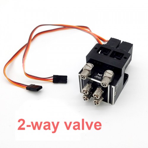 2CH/3CH/4CH/5CH/6CH/7CH Hydraulic Oil Valve Controller With Servo For 1/12 RC Excavator Bulldozer Parts