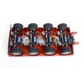 1/14 Heavy Width Adjustable 4-Axle Trailer 1/14 Heavy Width Adjustable 4-Axle Trailer