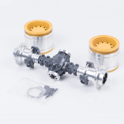 Rear Axle With Hub For 1/14 Wheel Loader 870K Version 3 Rear Axle With Hub For 1/14 Wheel Loader 870K Version 3