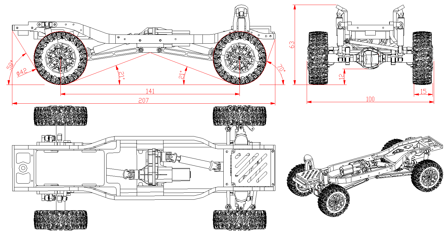 Rc car chassis blueprints top